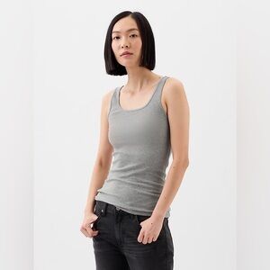 GAP Factory Light Gray Marl Women's Tank Top NWT S